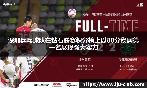 深圳乒乓球队在钻石联赛积分榜上以80分稳居第一名展现强大实力