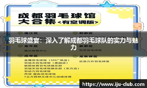 羽毛球盛宴：深入了解成都羽毛球队的实力与魅力